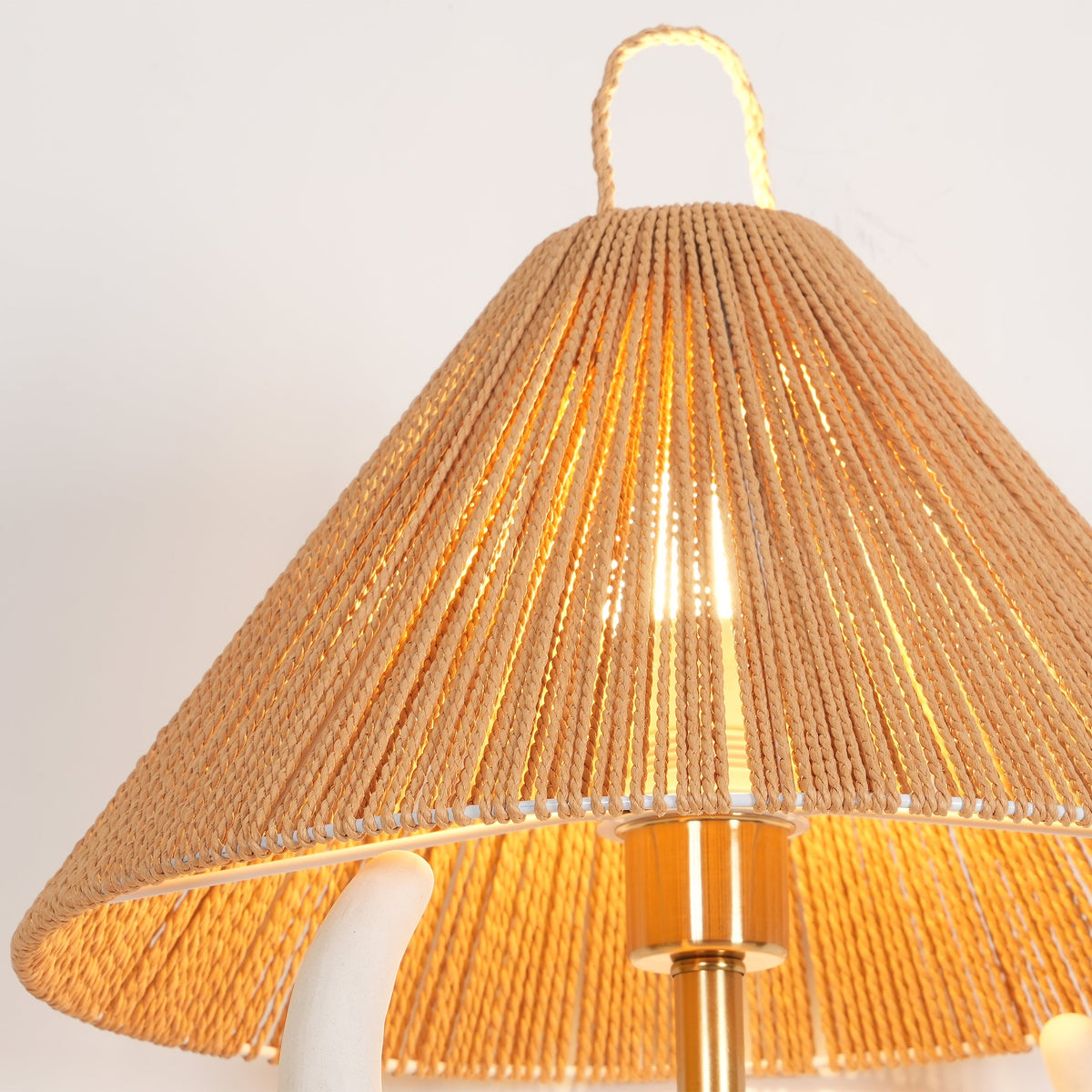 Ceramic Twine Bedroom Table Lamp
