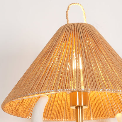 Ceramic Twine Bedroom Table Lamp