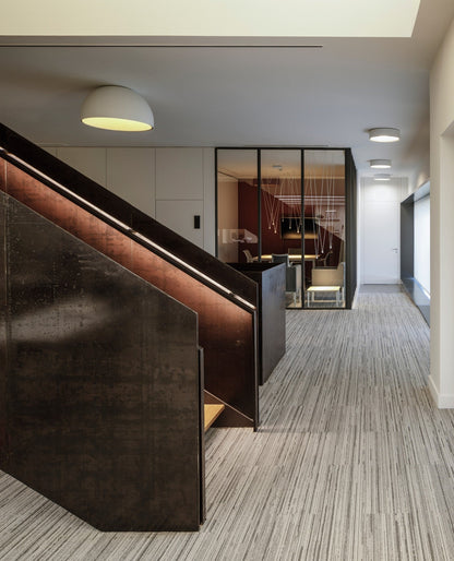 ARDEN Wood-Tone Metal Ceiling Light