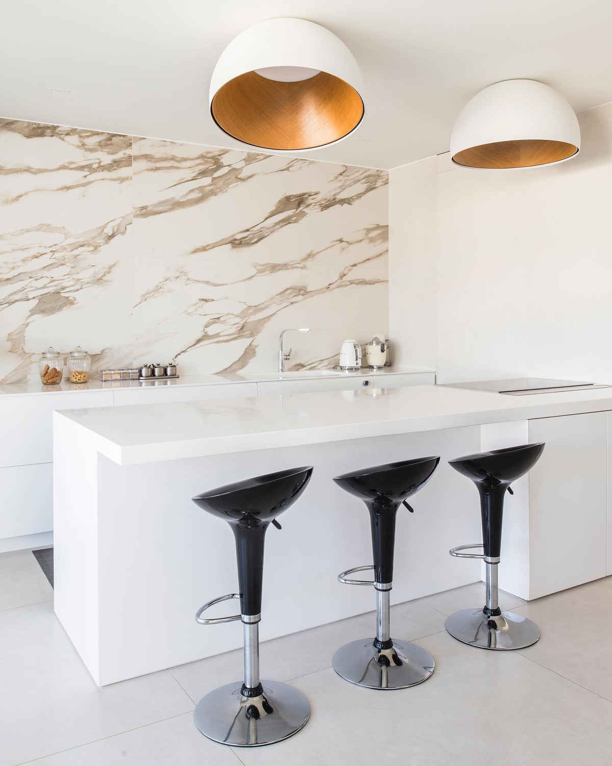 ARDEN Wood-Tone Metal Ceiling Light
