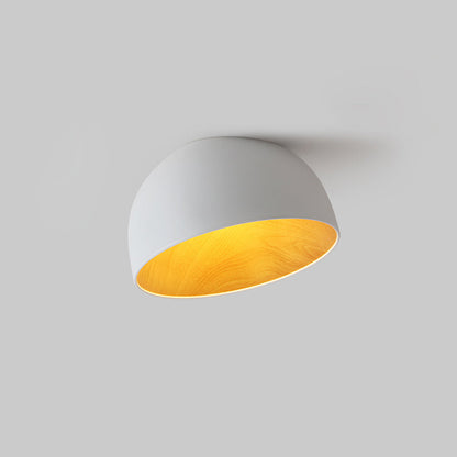ARDEN Wood-Tone Metal Ceiling Light