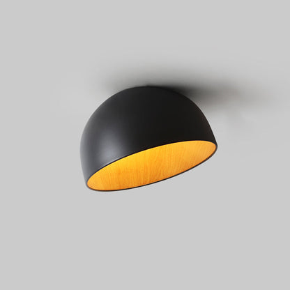 ARDEN Wood-Tone Metal Ceiling Light