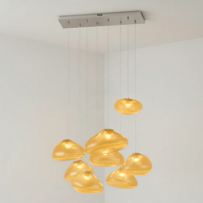 LENTE Glass Dome Cluster Pendant Light