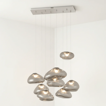 LENTE Glass Dome Cluster Pendant Light