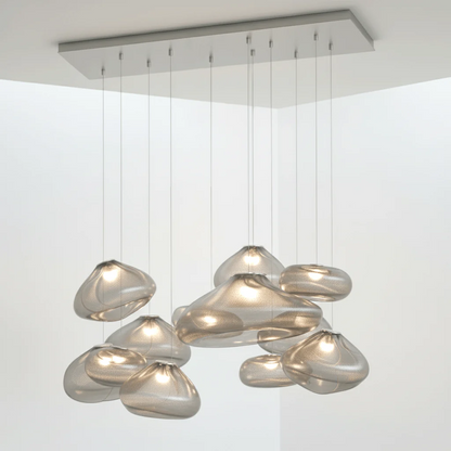 LENTE Glass Dome Cluster Pendant Light