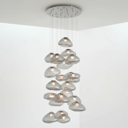 LENTE Glass Dome Cluster Pendant Light