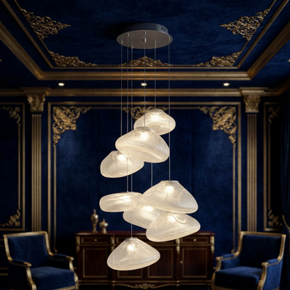 LENTE Glass Dome Cluster Pendant Light