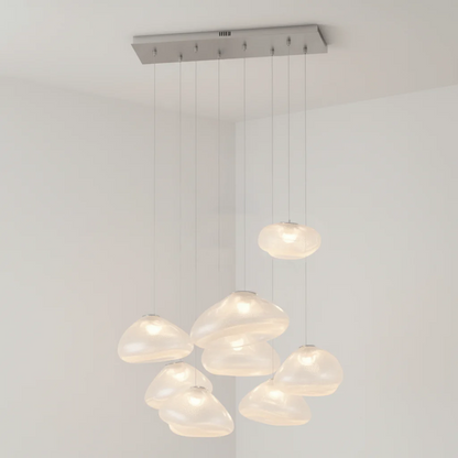 LENTE Glass Dome Cluster Pendant Light