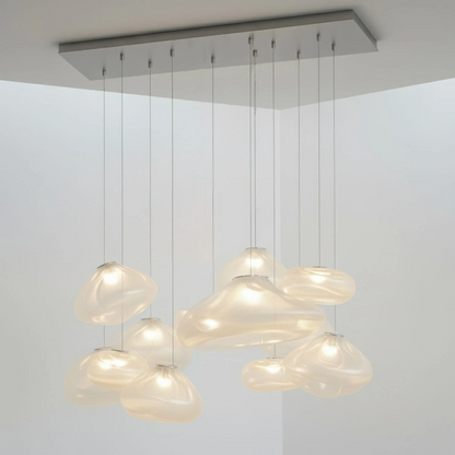 LENTE Glass Dome Cluster Pendant Light