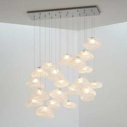 LENTE Glass Dome Cluster Pendant Light