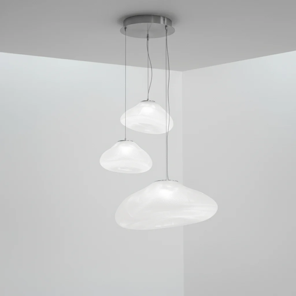 LENTE Glass Dome Cluster Pendant Light