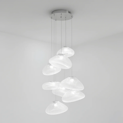 LENTE Glass Dome Cluster Pendant Light