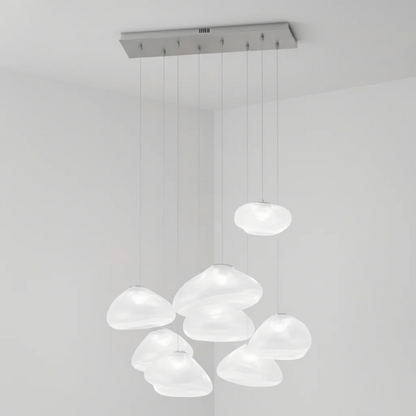 LENTE Glass Dome Cluster Pendant Light