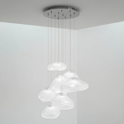 LENTE Glass Dome Cluster Pendant Light