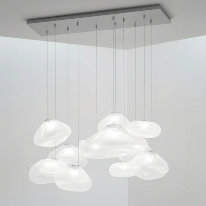 LENTE Glass Dome Cluster Pendant Light