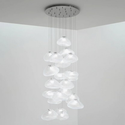 LENTE Glass Dome Cluster Pendant Light