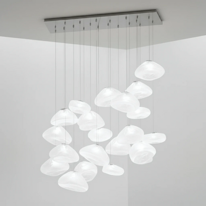 LENTE Glass Dome Cluster Pendant Light