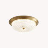 MERLETTA Vintage Textured Glass Ceiling Light