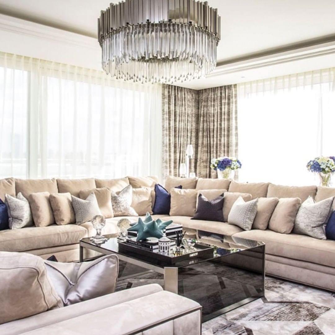 Crystaluxe™ Modern Round Crystal Ceiling Light