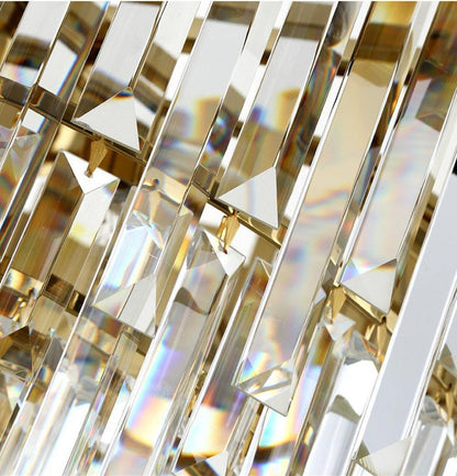 Crystaluxe™ Modern Round Crystal Ceiling Light