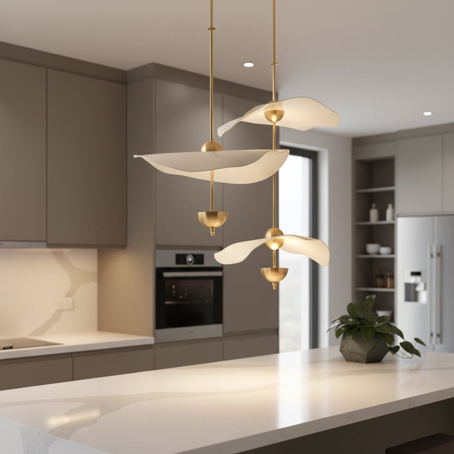 Crescent  Pendant light