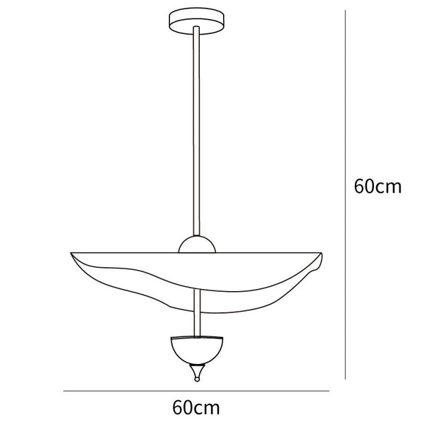Crescent  Pendant light