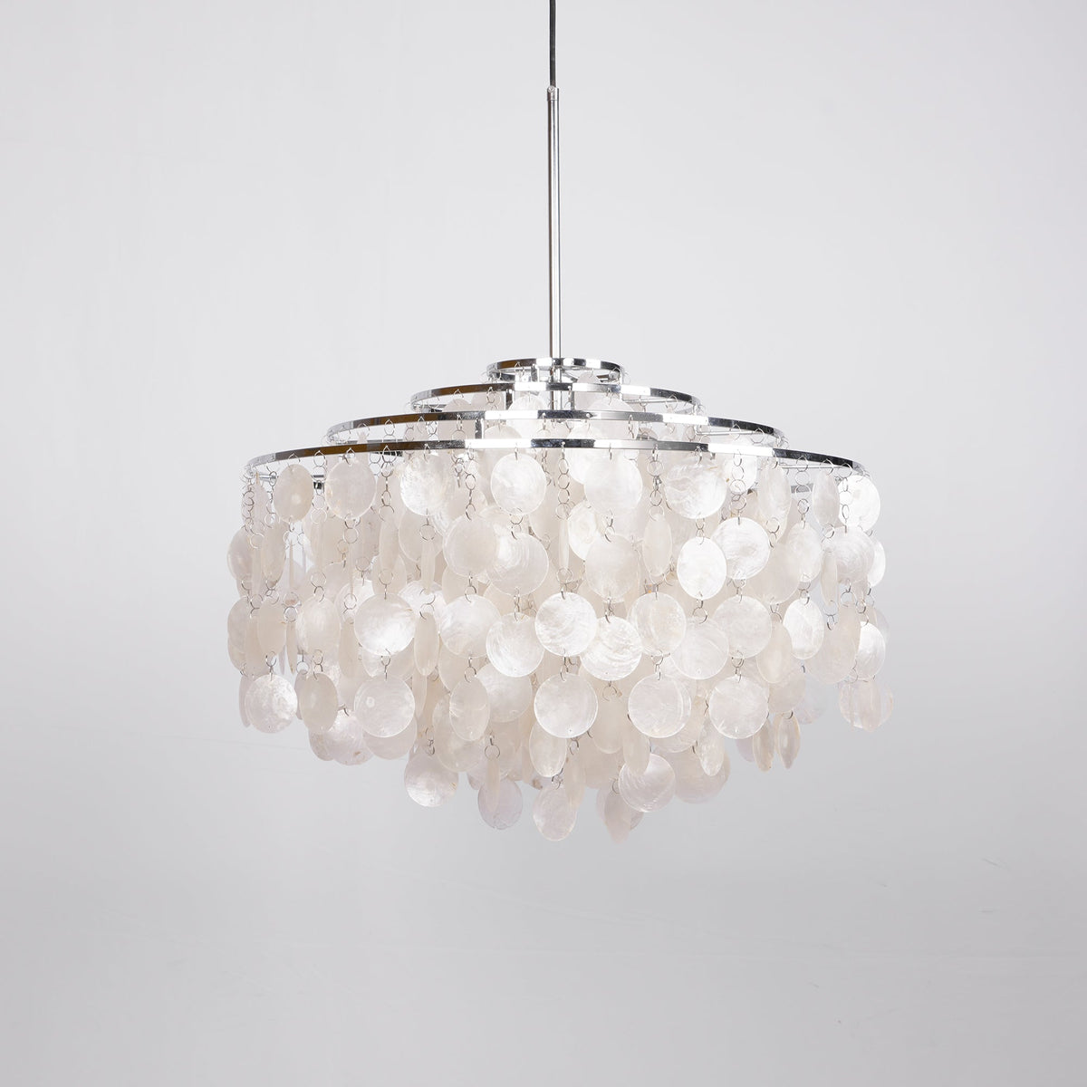 COQUILLE Tiered Shell Chandelier