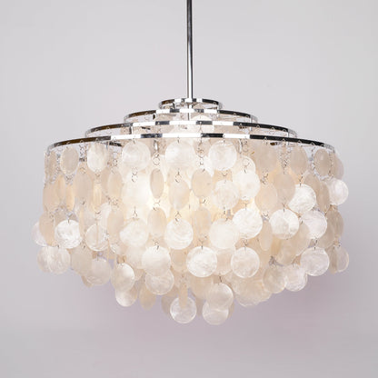 COQUILLE Tiered Shell Chandelier