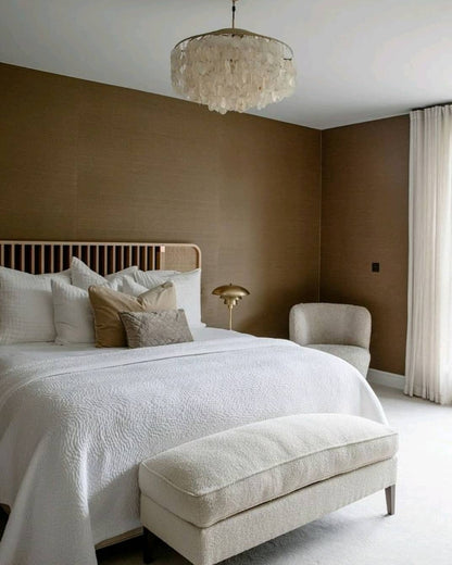 COQUILLE Tiered Shell Chandelier