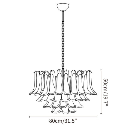 Lunavelle™ Opal Glass Chandelier