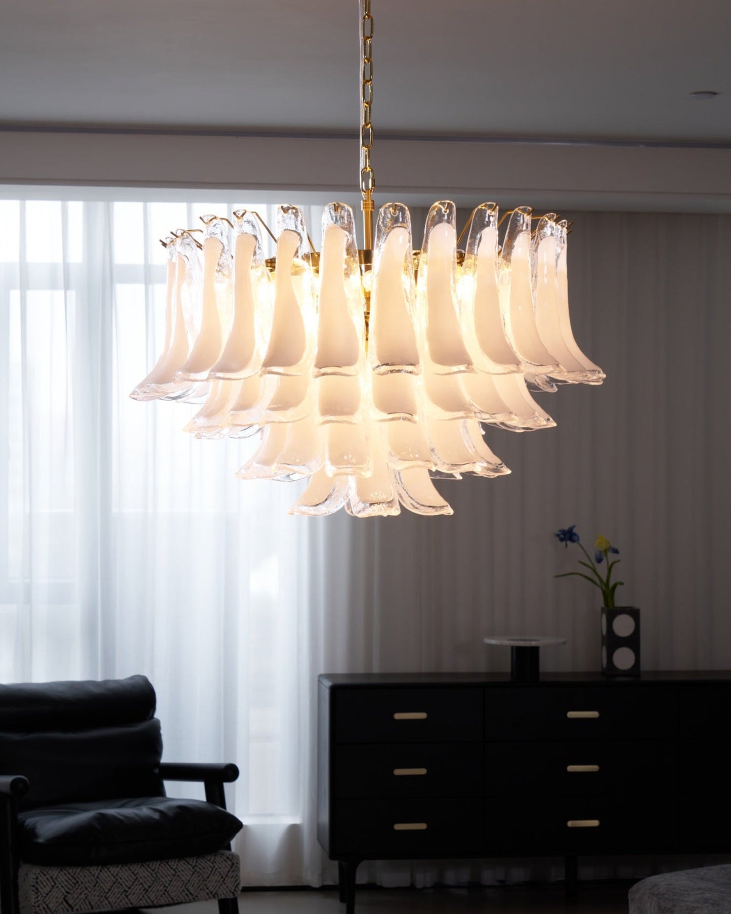Lunavelle™ Opal Glass Chandelier