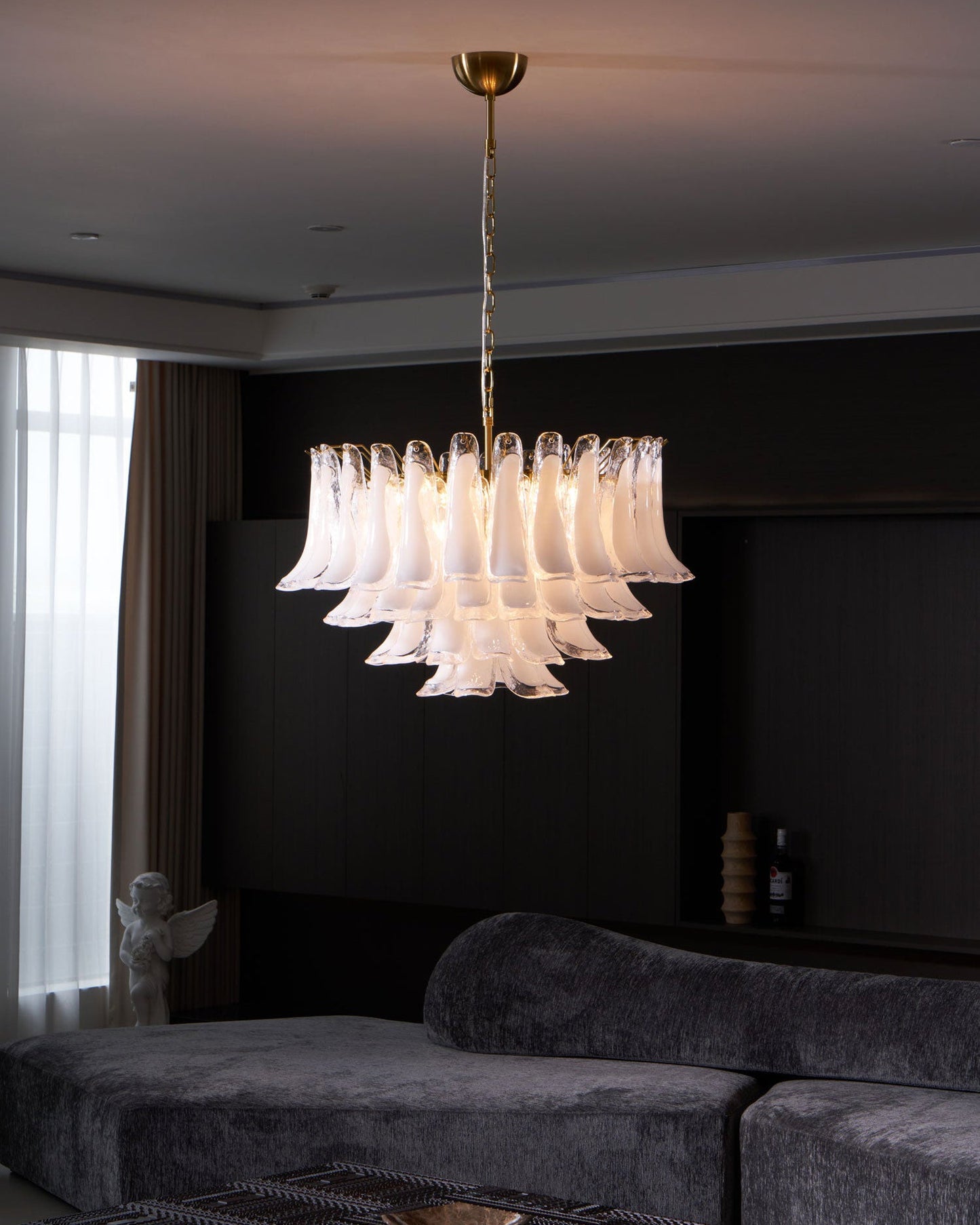 Lunavelle™ Opal Glass Chandelier