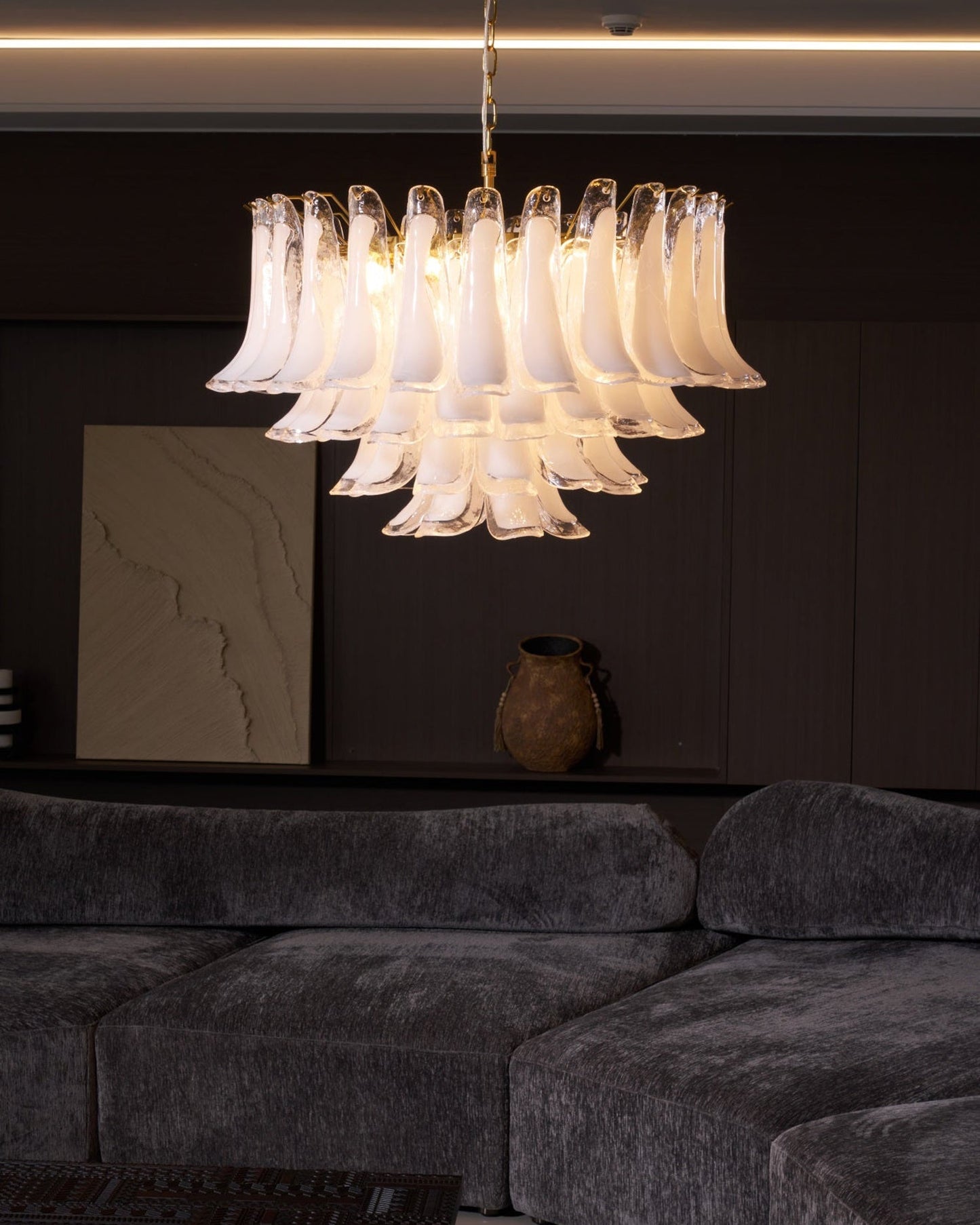 Lunavelle™ Opal Glass Chandelier