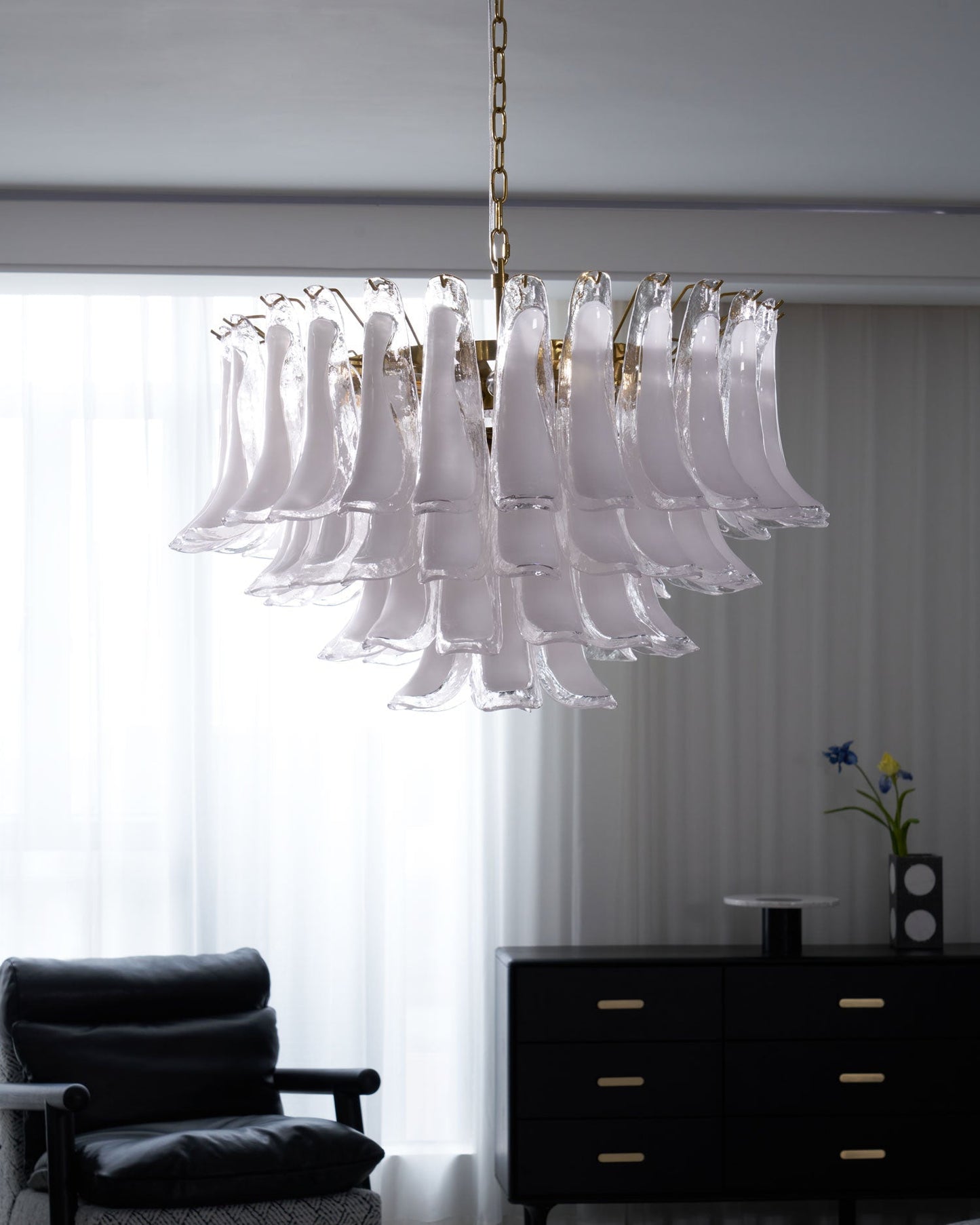 Lunavelle™ Opal Glass Chandelier