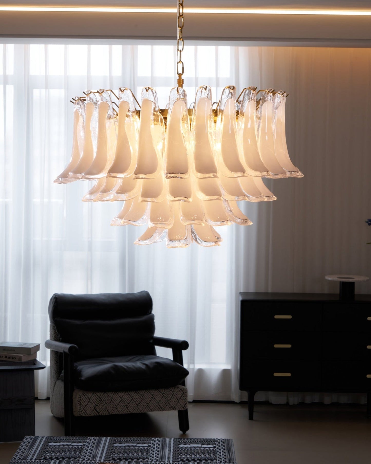 Lunavelle™ Opal Glass Chandelier