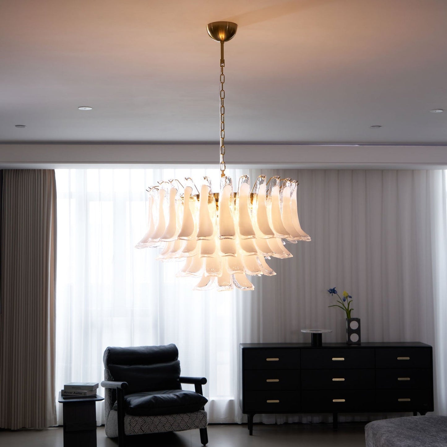 Lunavelle™ Opal Glass Chandelier