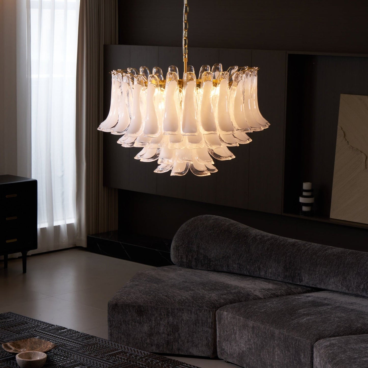 Lunavelle™ Opal Glass Chandelier