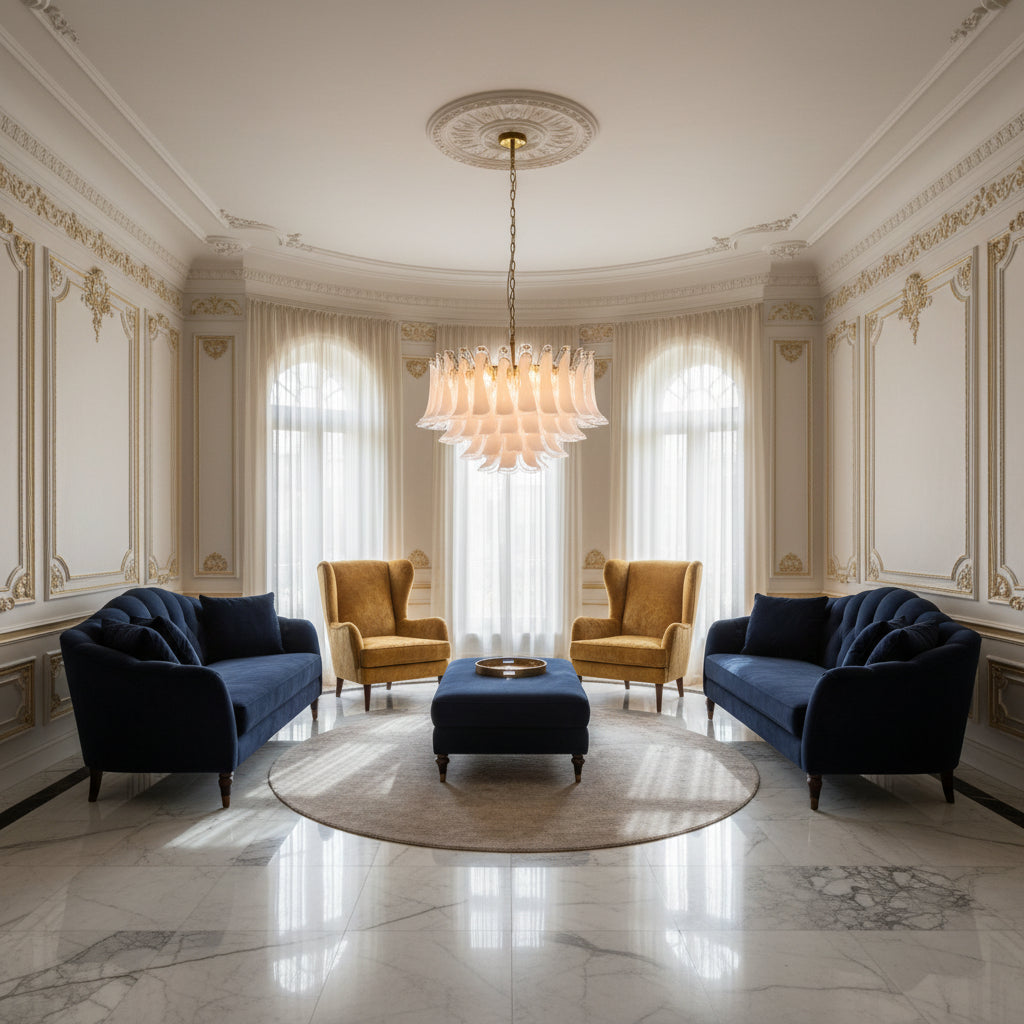 Lunavelle™ Opal Glass Chandelier
