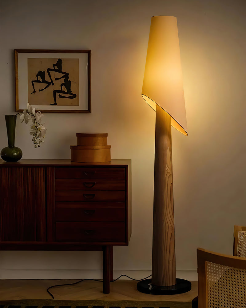 Aurelius Luxury Wooden Floor Lamp