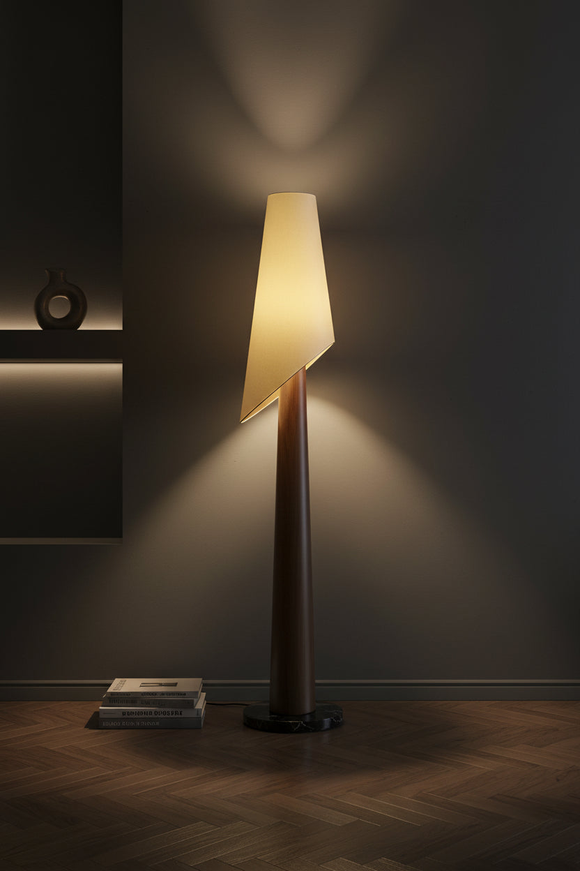 Aurelius Luxury Wooden Floor Lamp