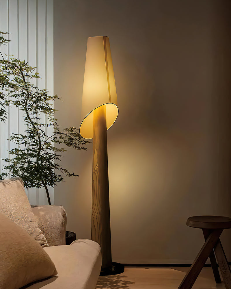 Aurelius Luxury Wooden Floor Lamp