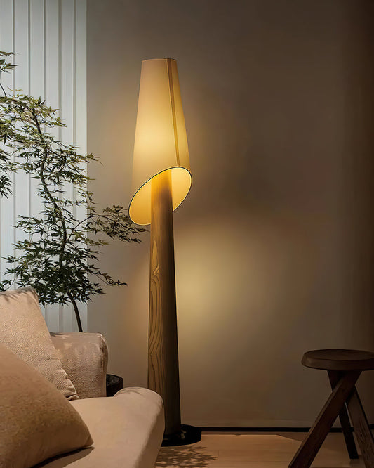 Aurelius Luxury Wooden Floor Lamp