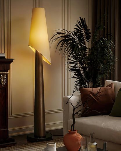 Aurelius Luxury Wooden Floor Lamp