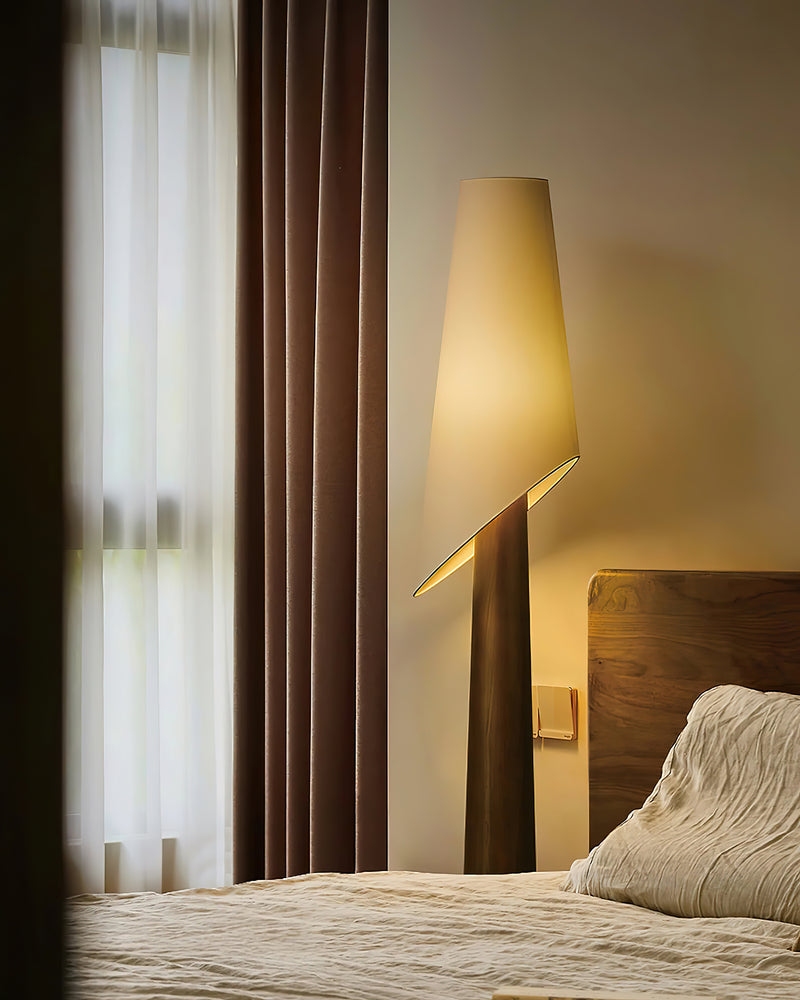 Aurelius Luxury Wooden Floor Lamp
