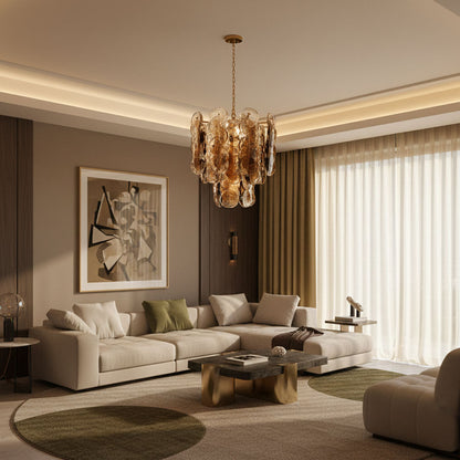 Flatbush Glass Chandelier
