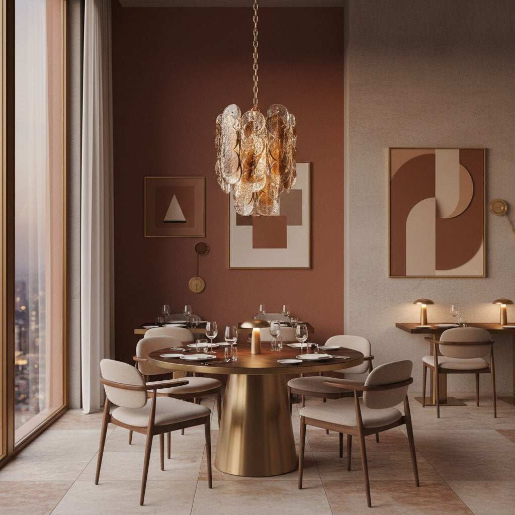 Flatbush Glass Chandelier