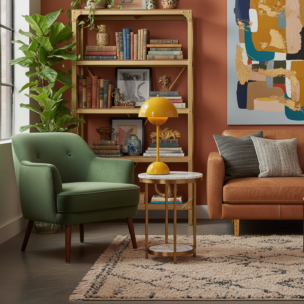 Flowerpot Portable Table Lamp