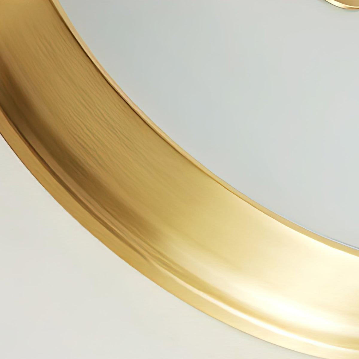 VERELLE Aged Brass Flush Mount Ceiling Light