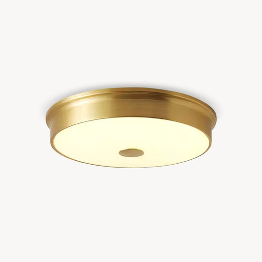 VERELLE Aged Brass Flush Mount Ceiling Light