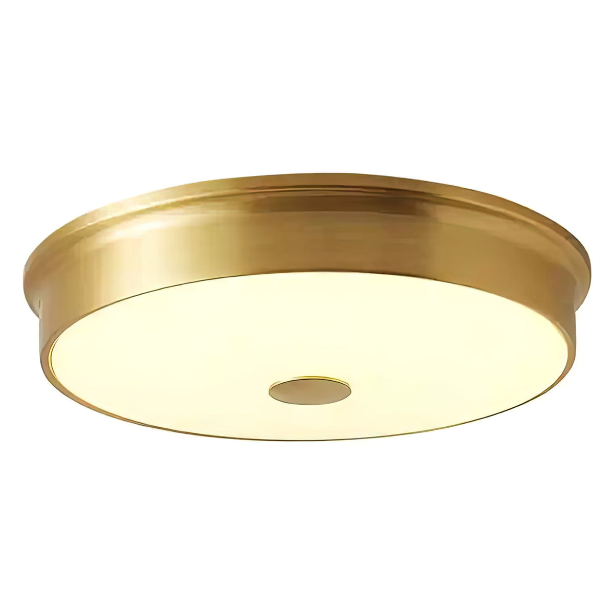 VERELLE Aged Brass Flush Mount Ceiling Light